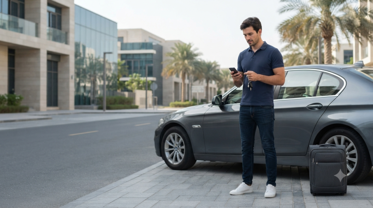 European expat selling his car before leaving Dubai
